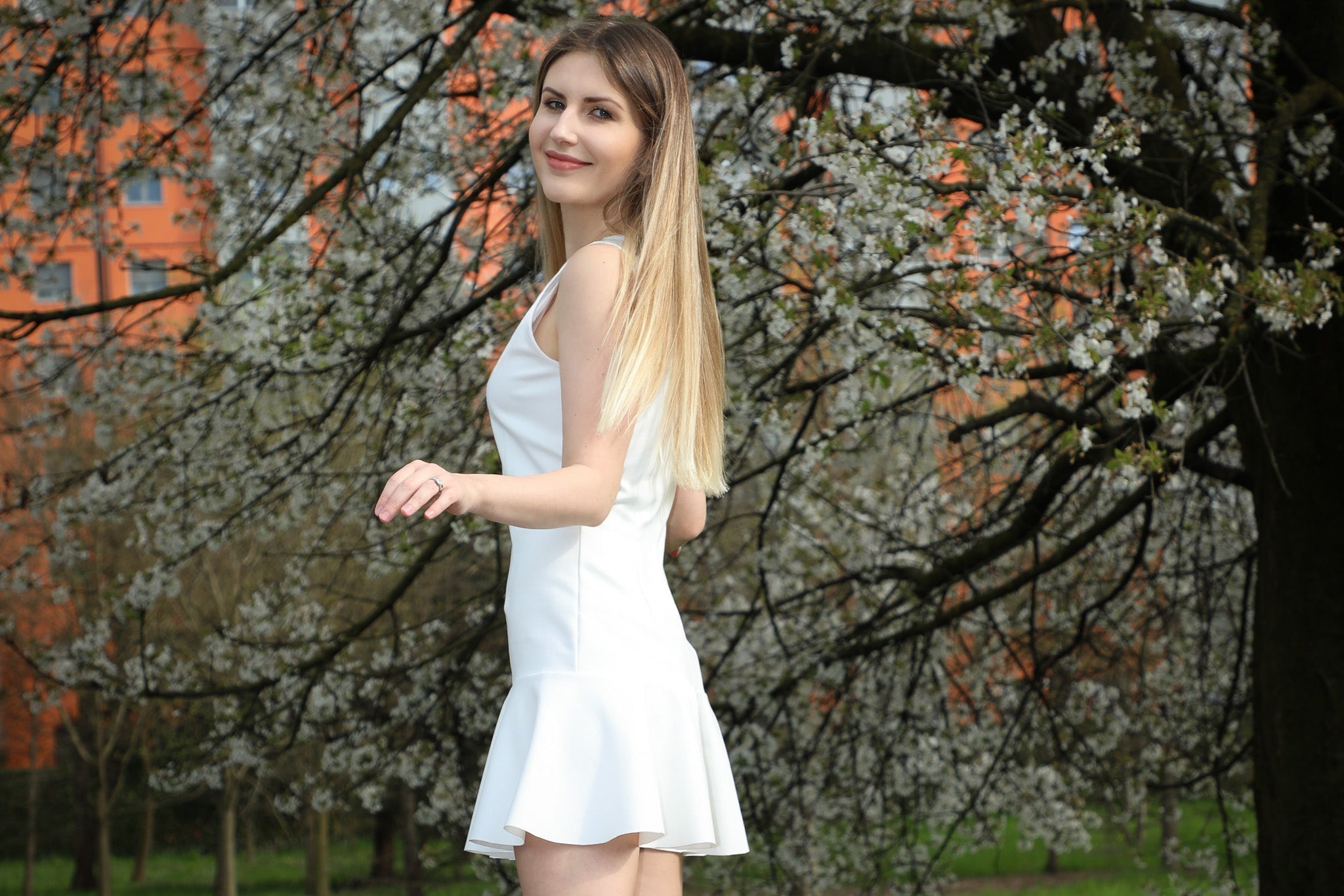 Mini White Dress