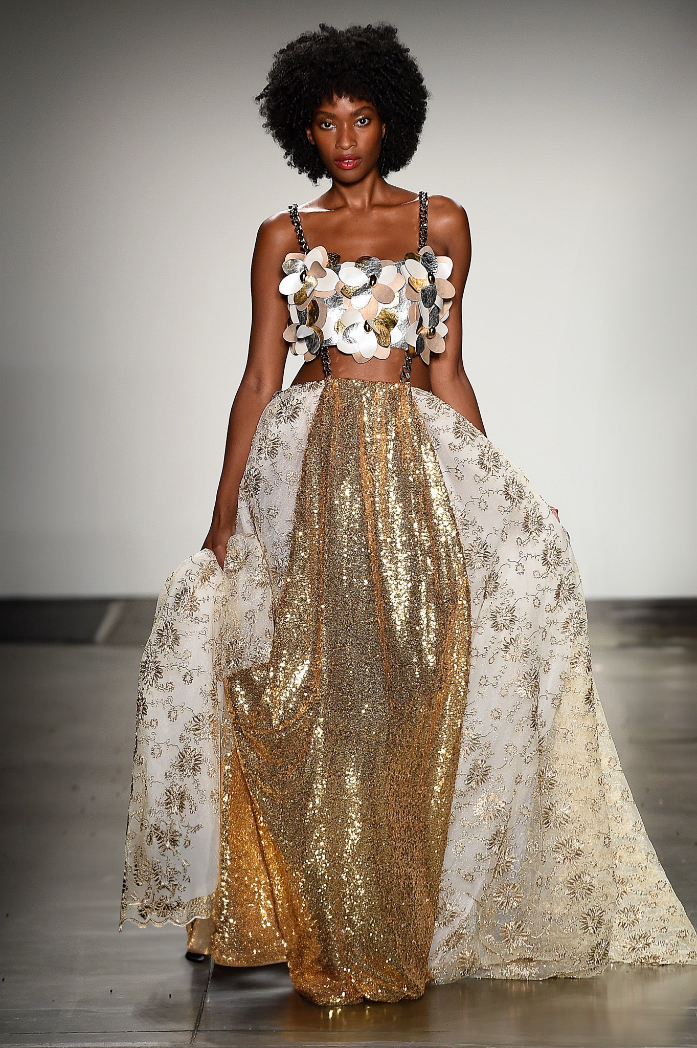 Gold Sequin Dress