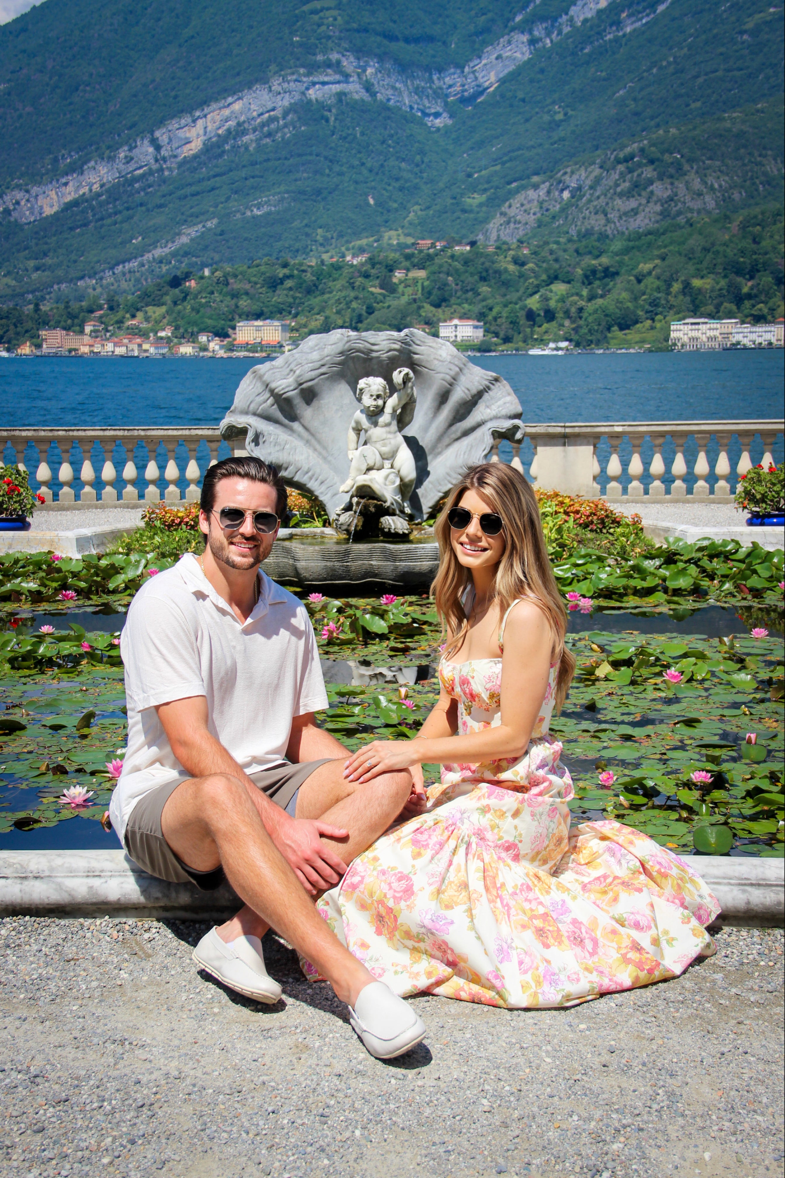 Engagement Photo Shoot at Villa Melzi d Eril | Lake Como