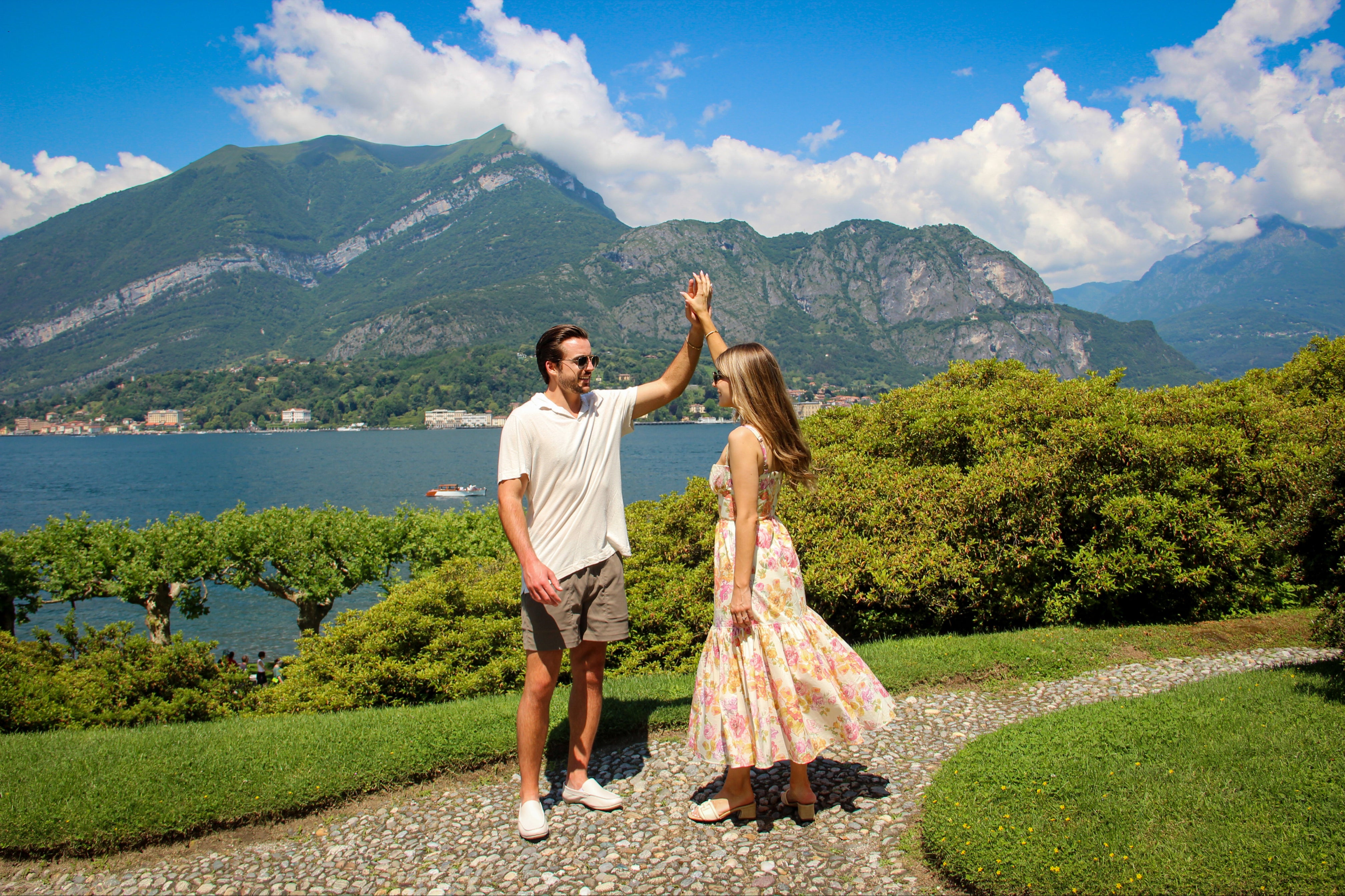 Engagement Photo Shoot at Villa Melzi d Eril | Lake Como