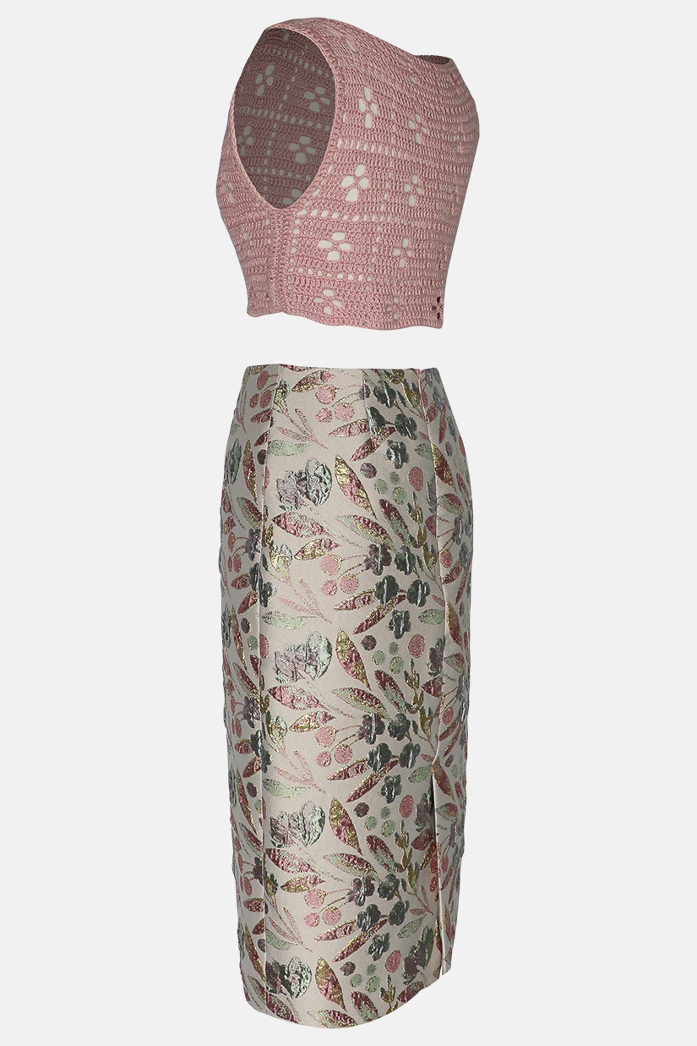 Pink Midi Skirt