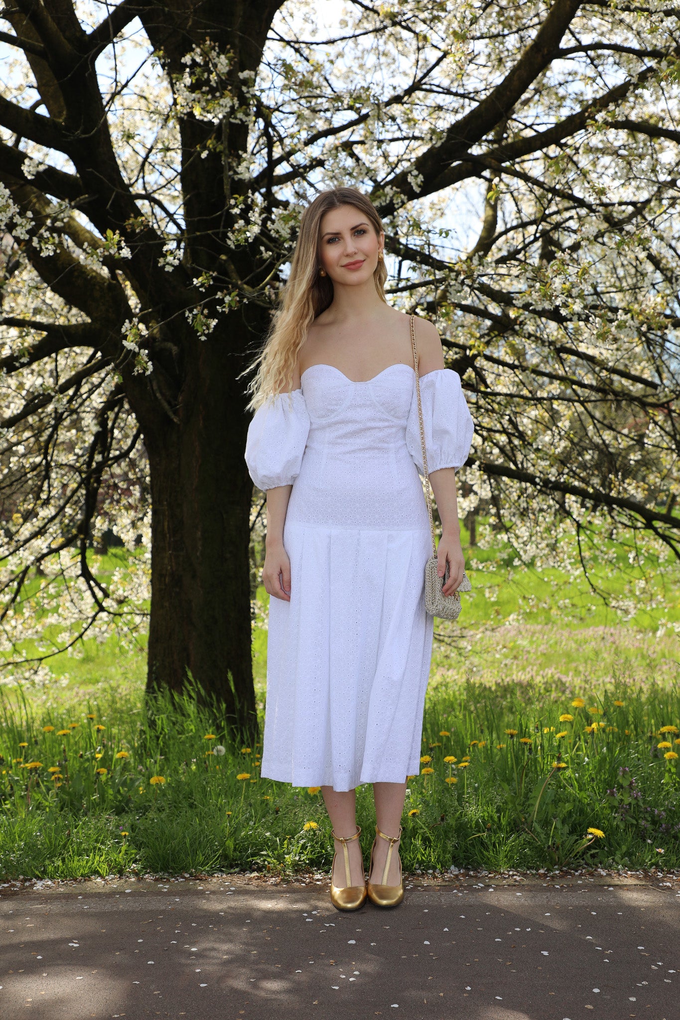 White Corset Dress