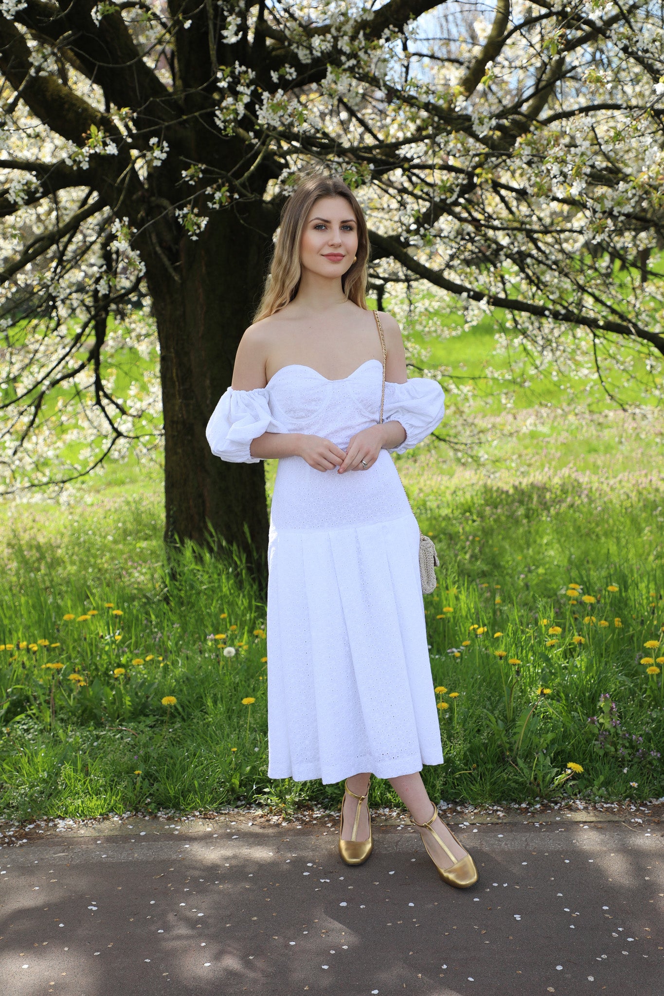 White Corset Dress