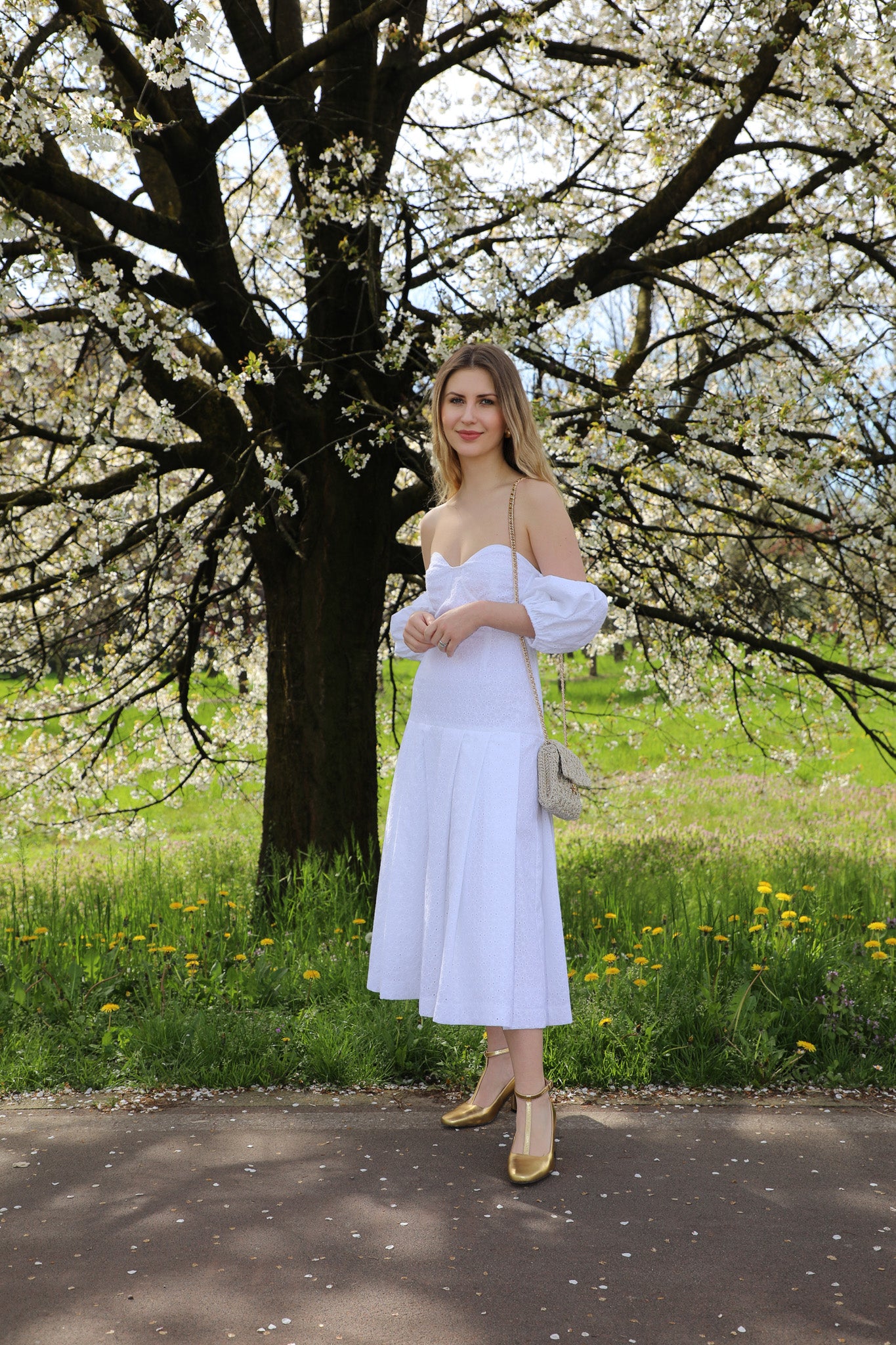 White Corset Dress