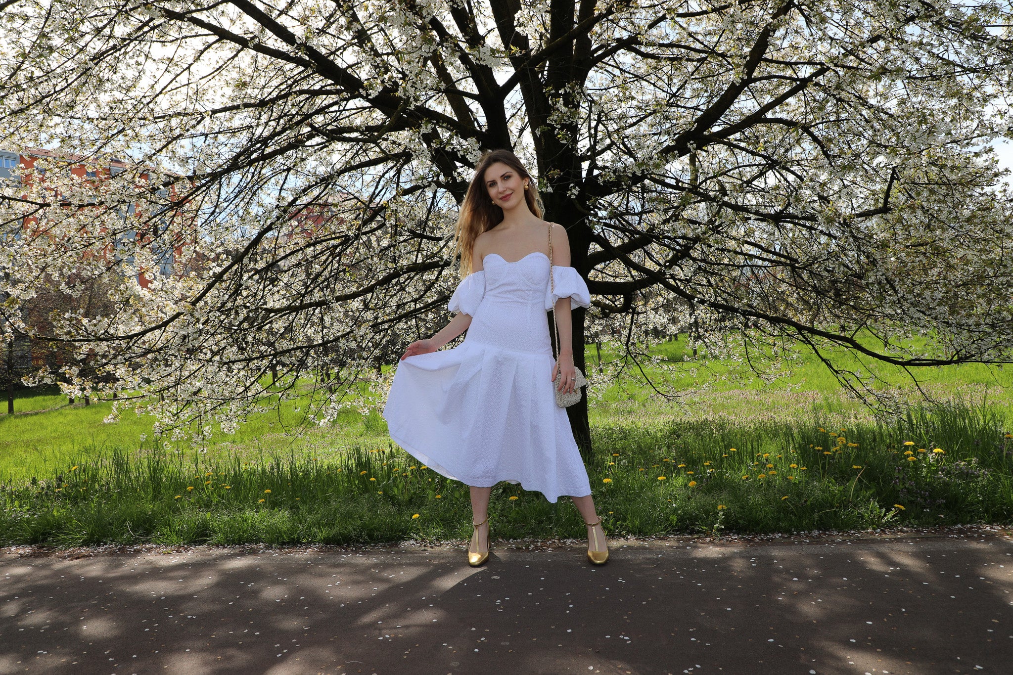 White Corset Dress