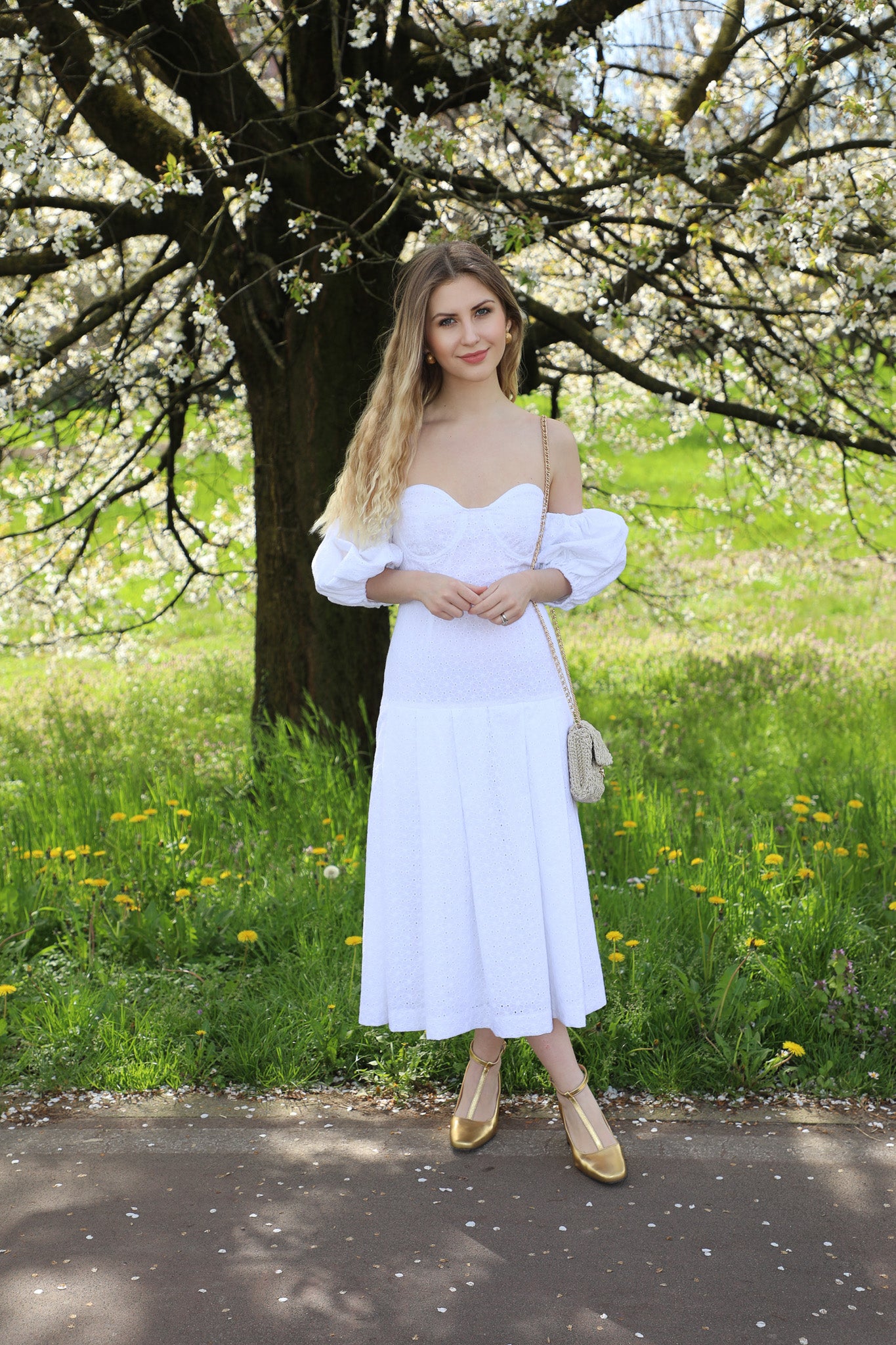 White Corset Dress