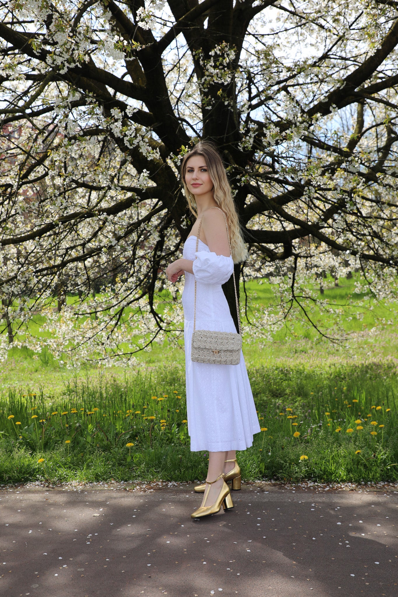 White Corset Dress