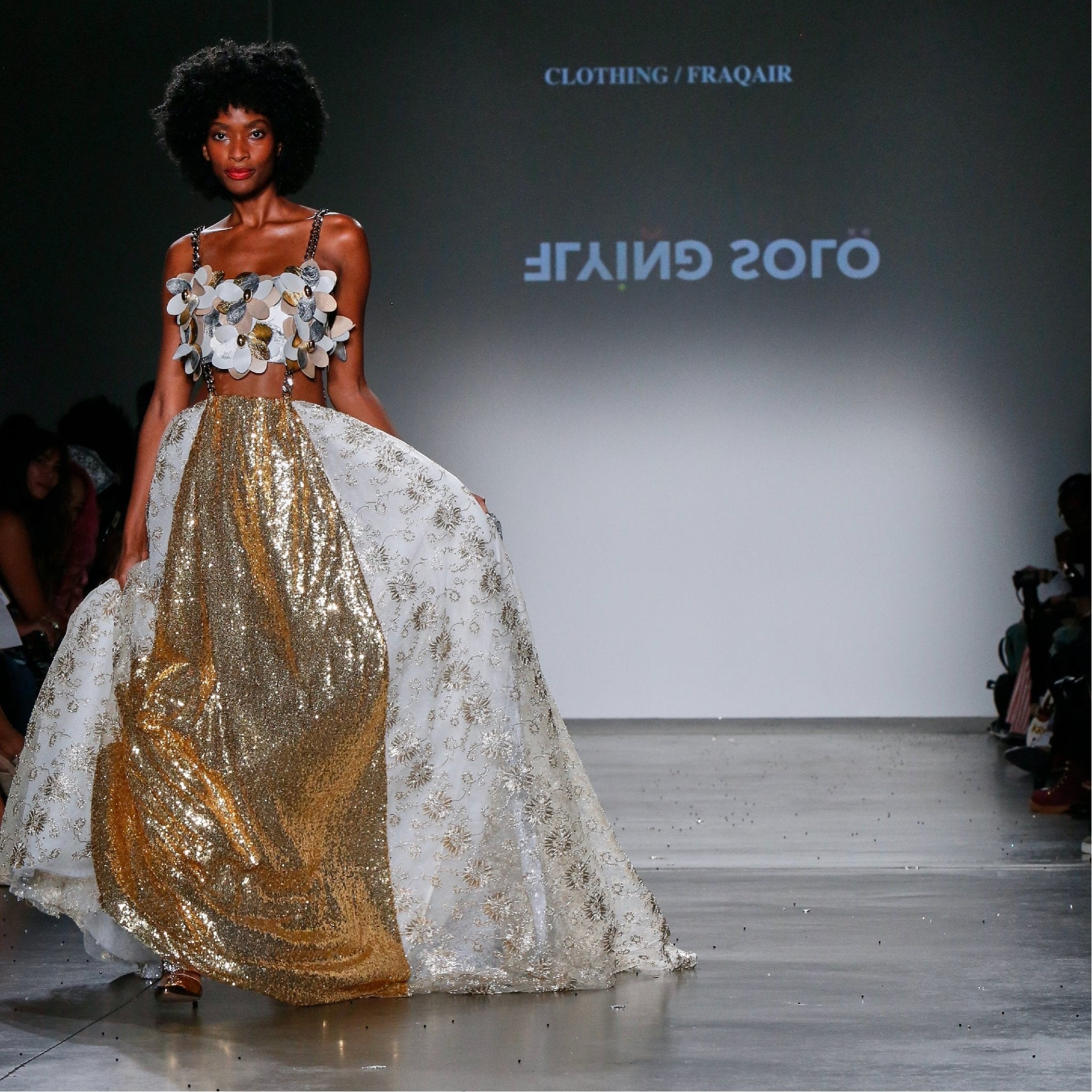 Gold Diamond Dress - FRAQAIR