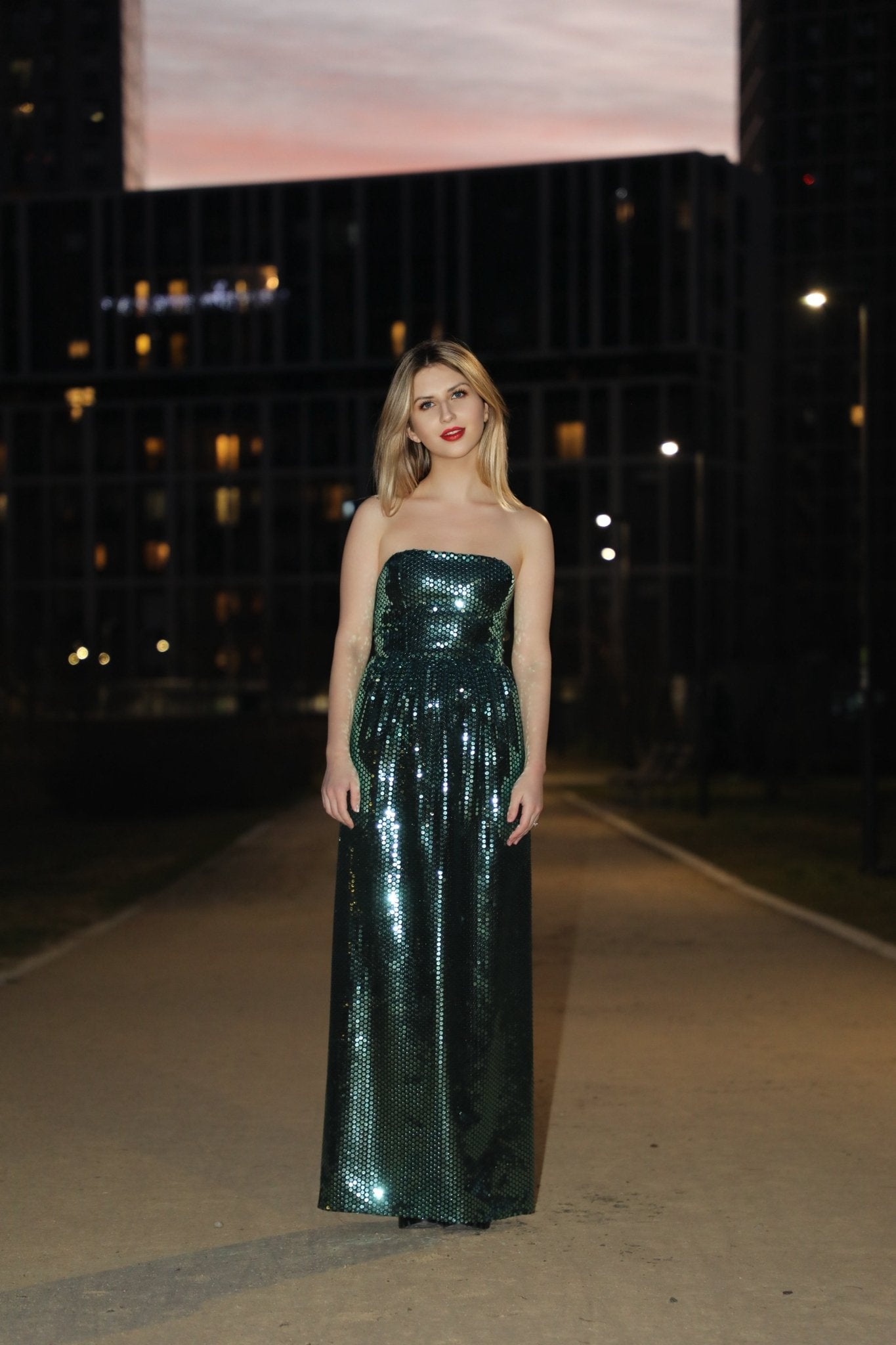 Green Sequin Dress