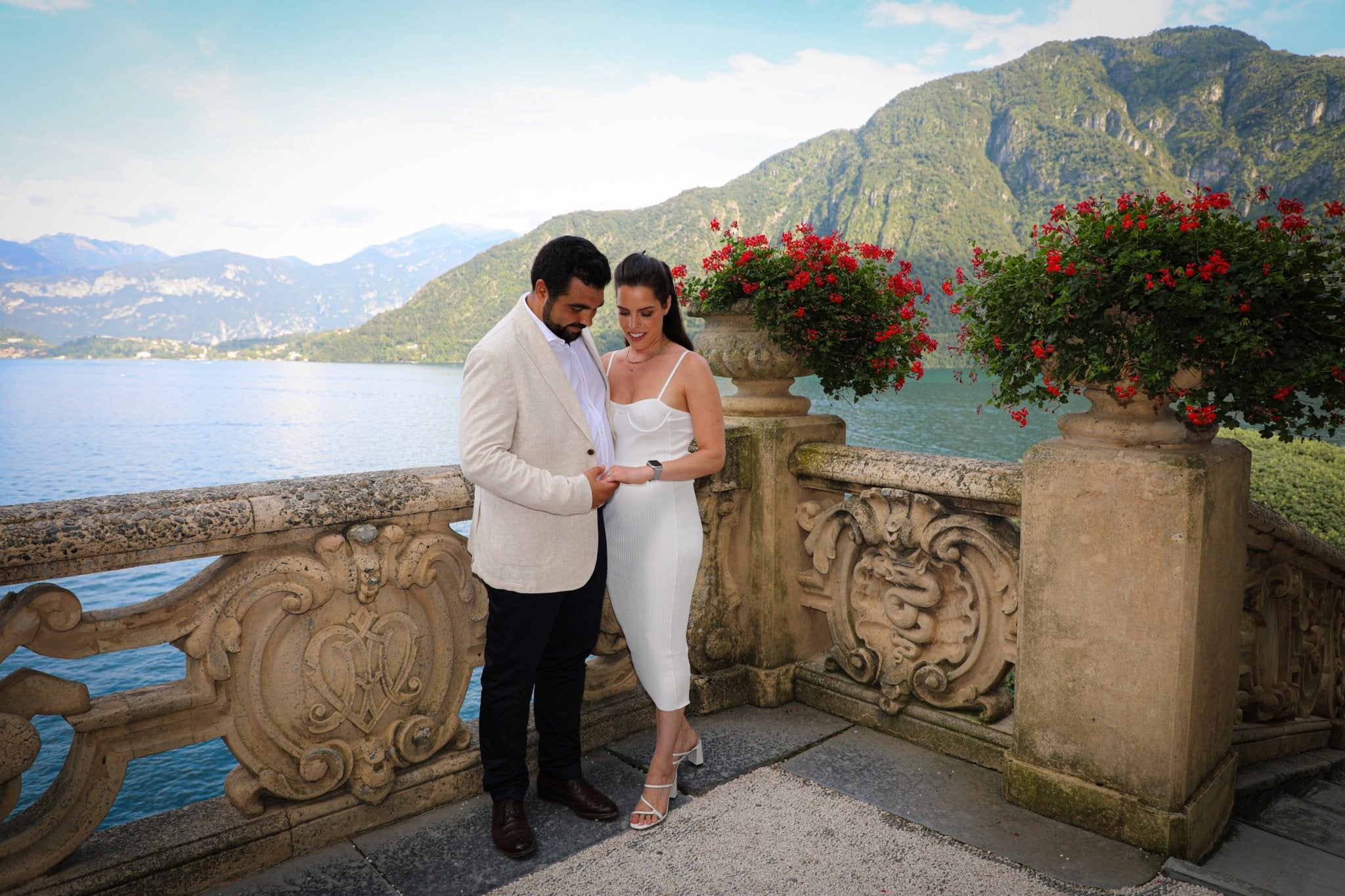 Photo Shoot at Villa del Balbianello - Lake Como Photographer - FRAQAIR