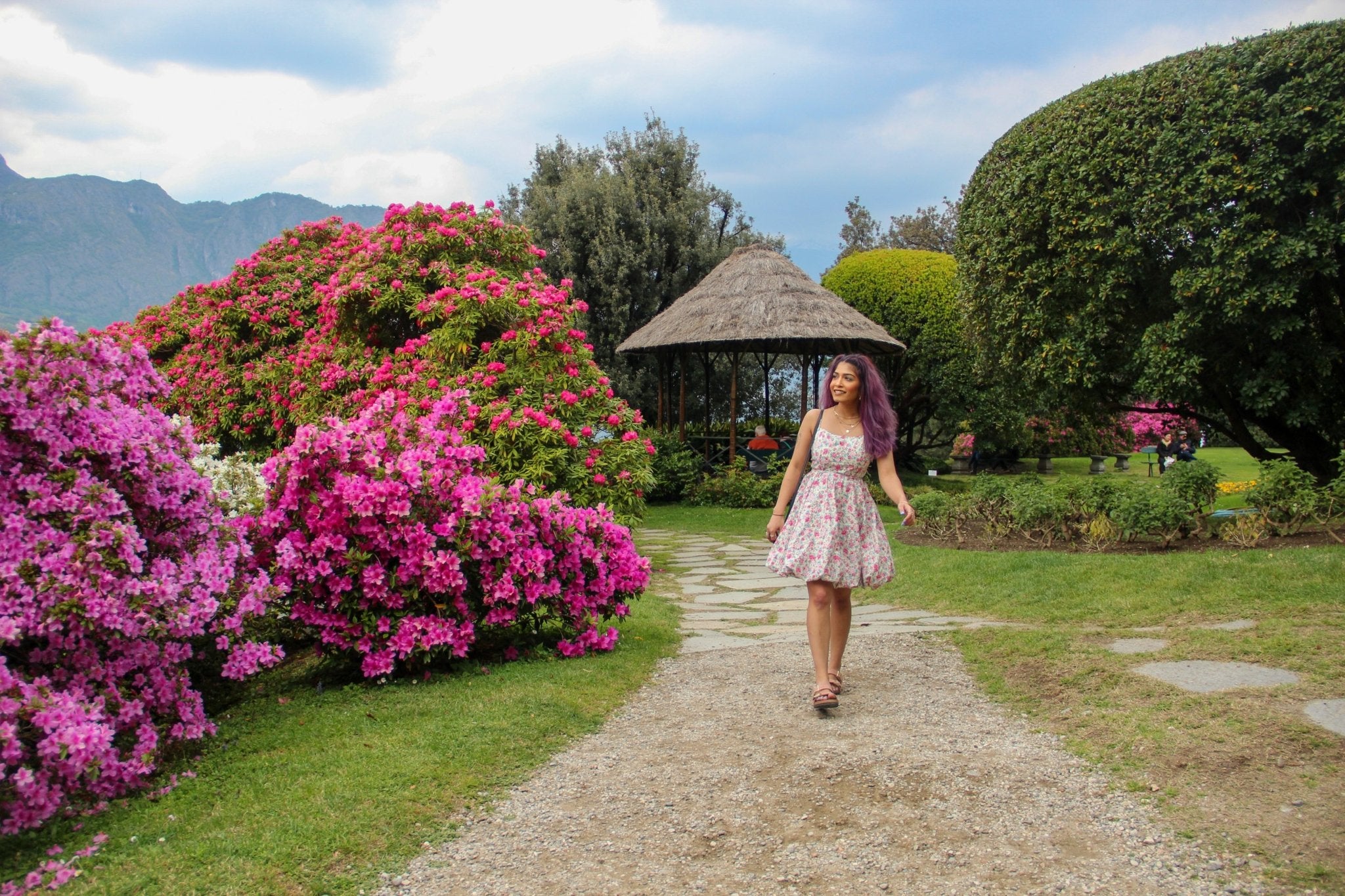 Photo Shoot at Villa Melzi Bellagio - Lake Como Photographer - FRAQAIR