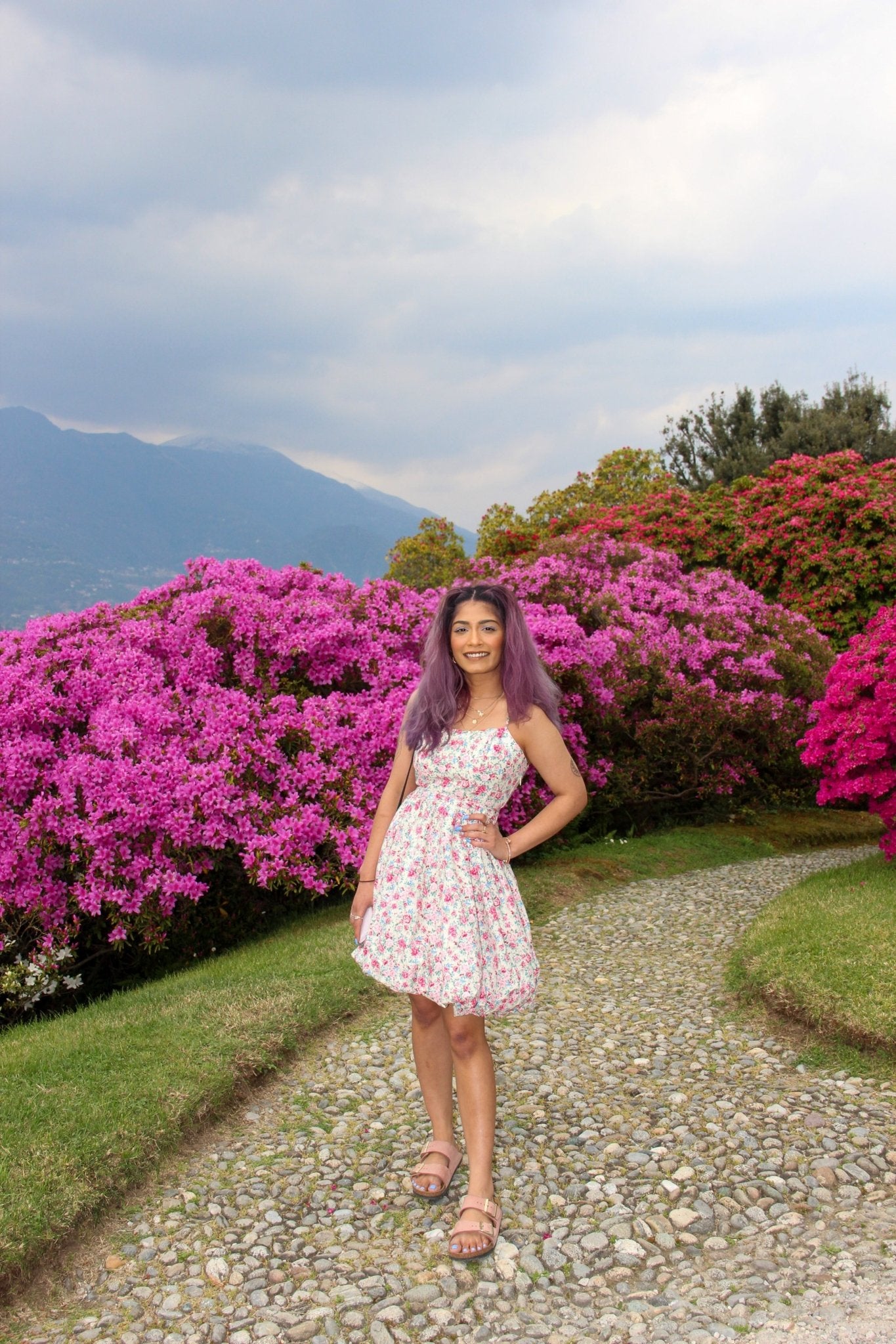 Photo Shoot at Villa Melzi Bellagio - Lake Como Photographer - FRAQAIR