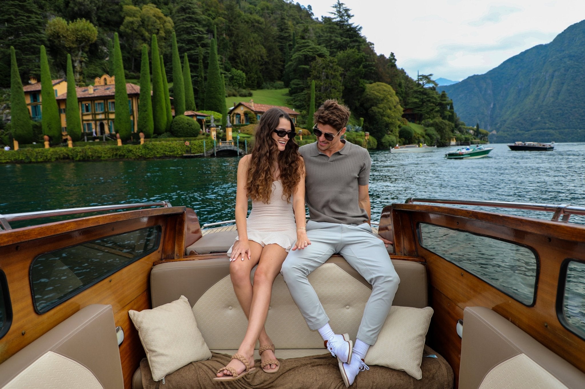 Lake Como Proposal | Photo Shoot on a Boat 