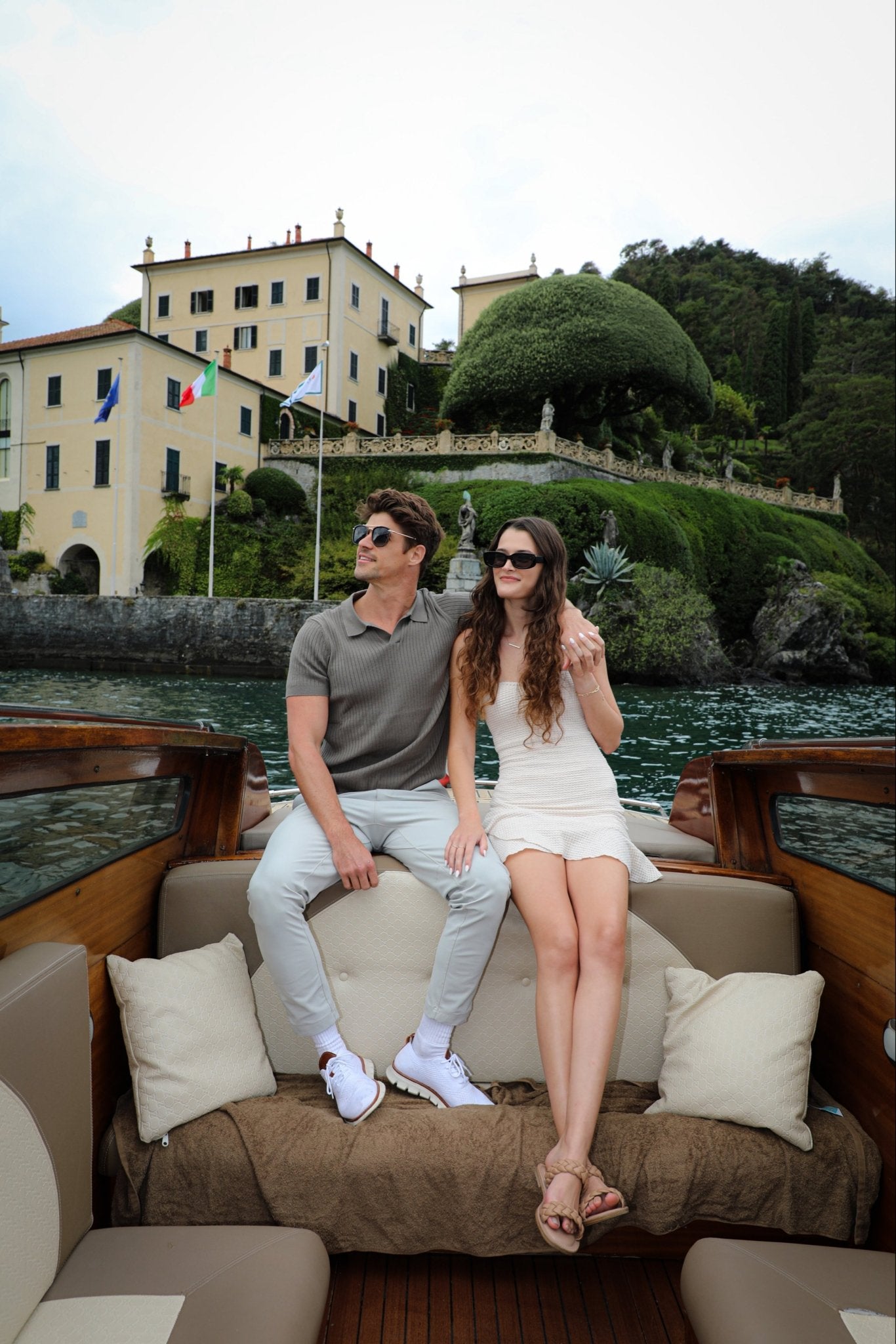 Proposal Photo Shoot on a Boat | Lake Como Proposal