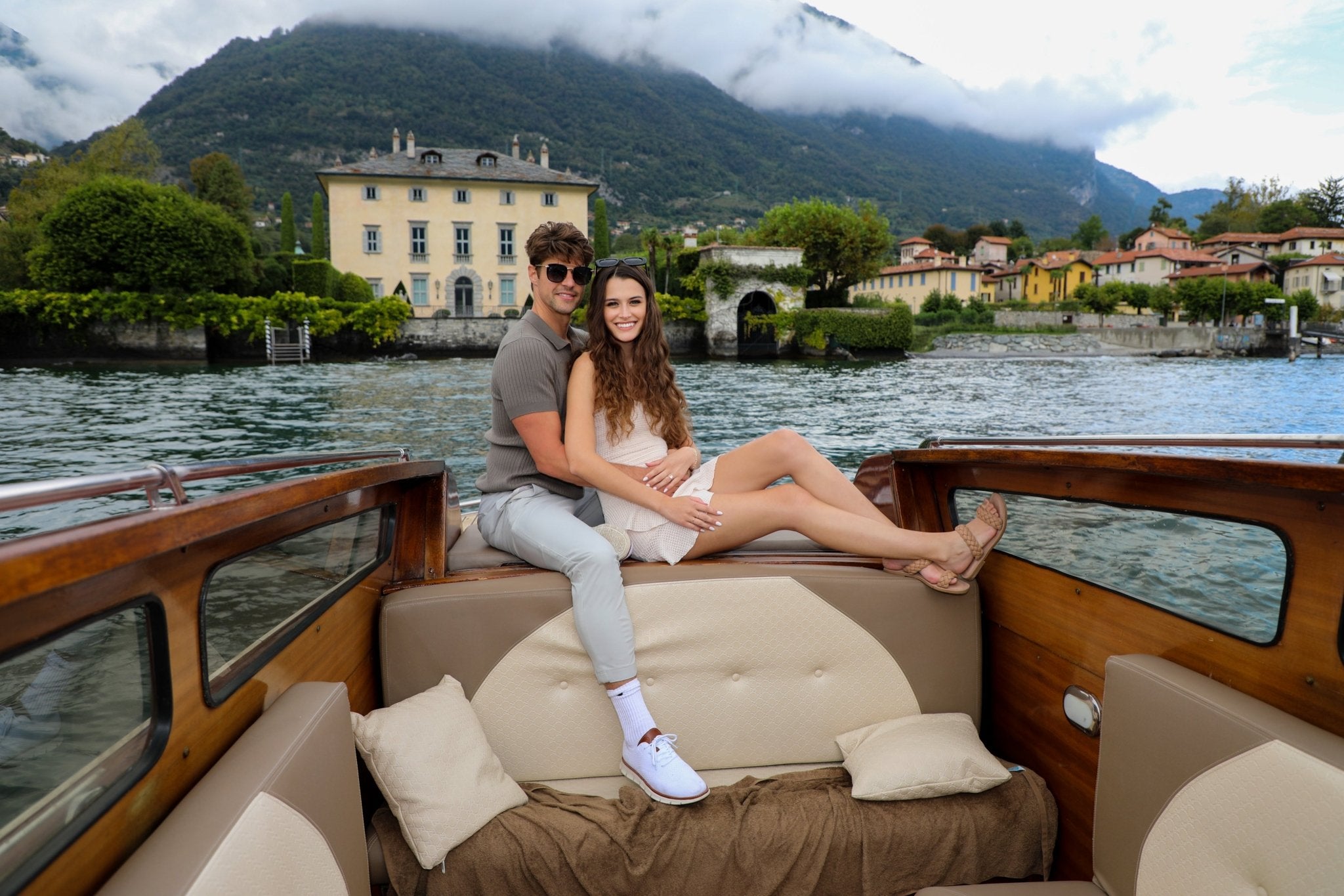 Lake Como Proposal | Photo Shoot on a Boat