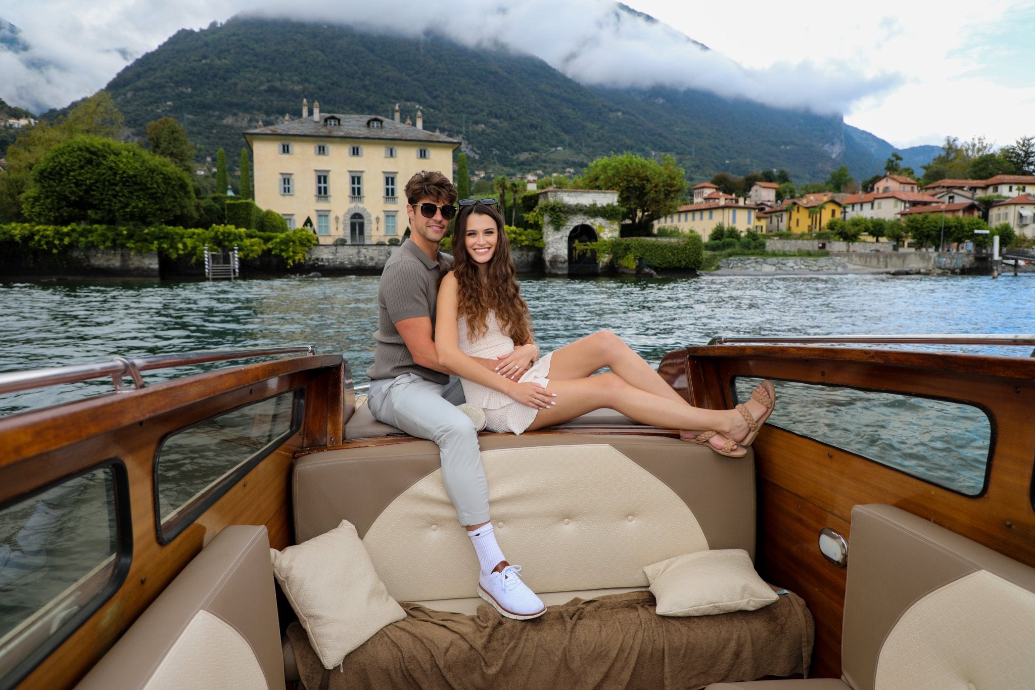 Lake Como Proposal | Photo Shoot on a Boat 