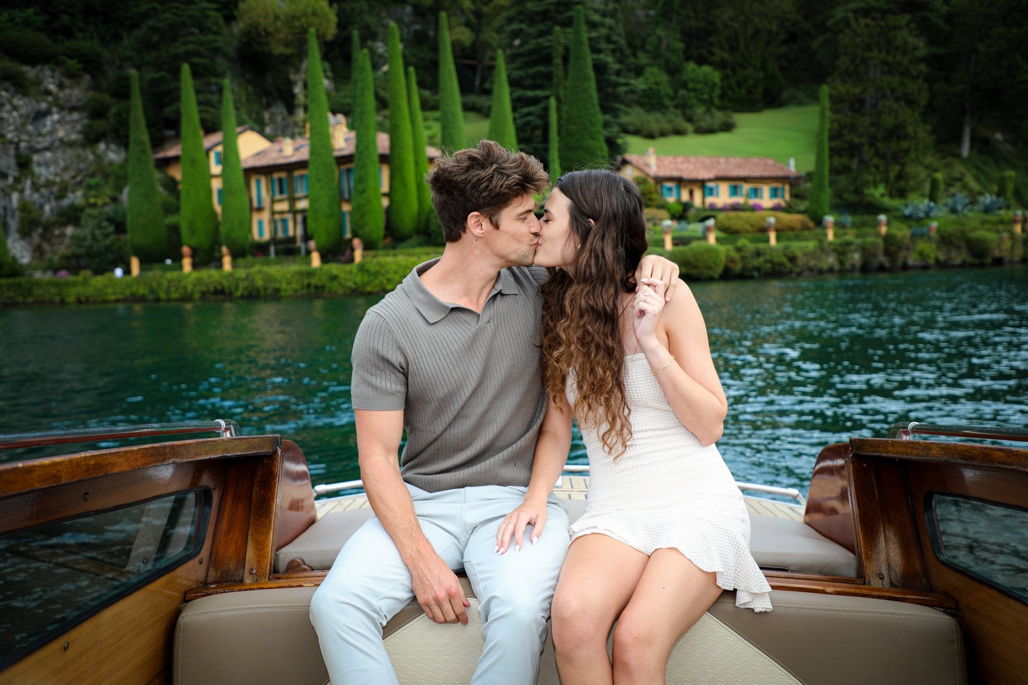 Proposal Photo Shoot on a Boat | Lake Como Photographer