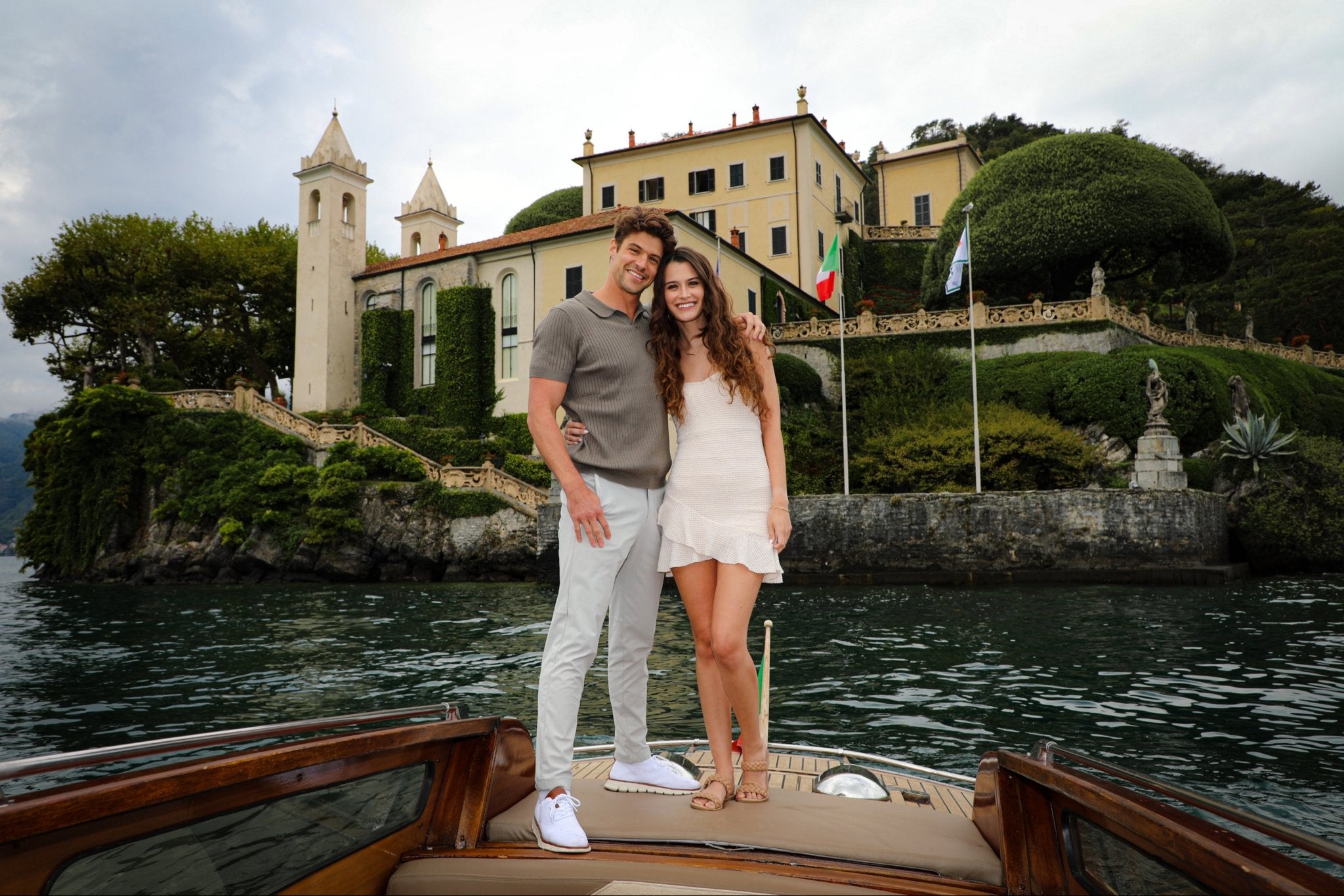 Proposal Photo Shoot on a Boat | Lake Como Proposal