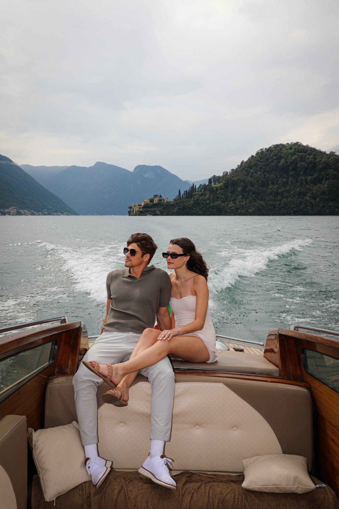 Proposal Photo Shoot on a Boat | Lake Como Photographer