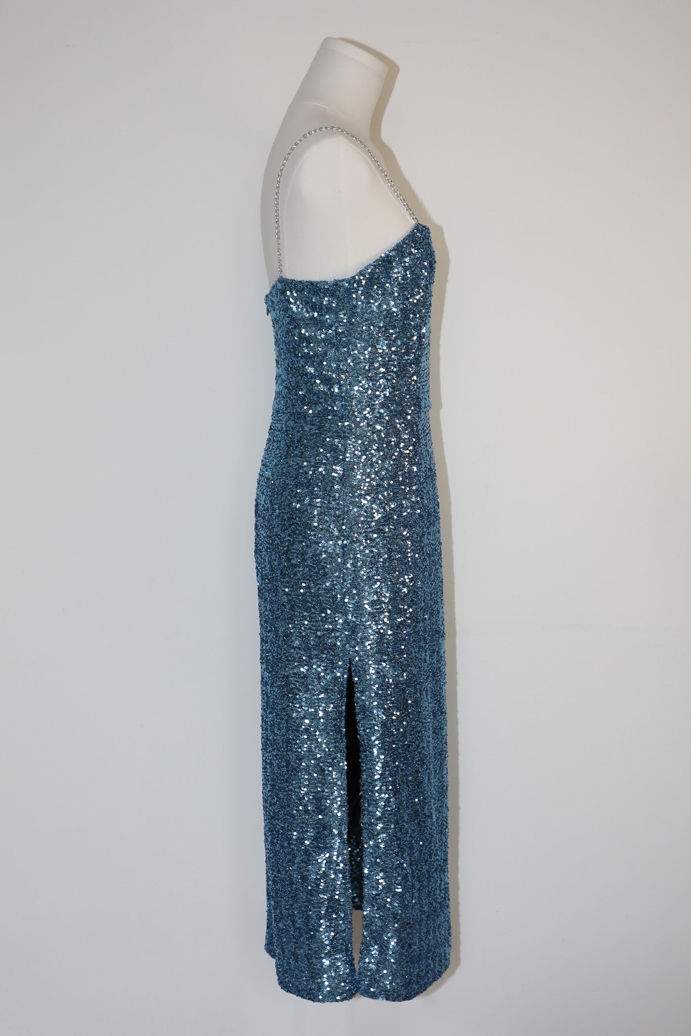 Blue Sequin Dress