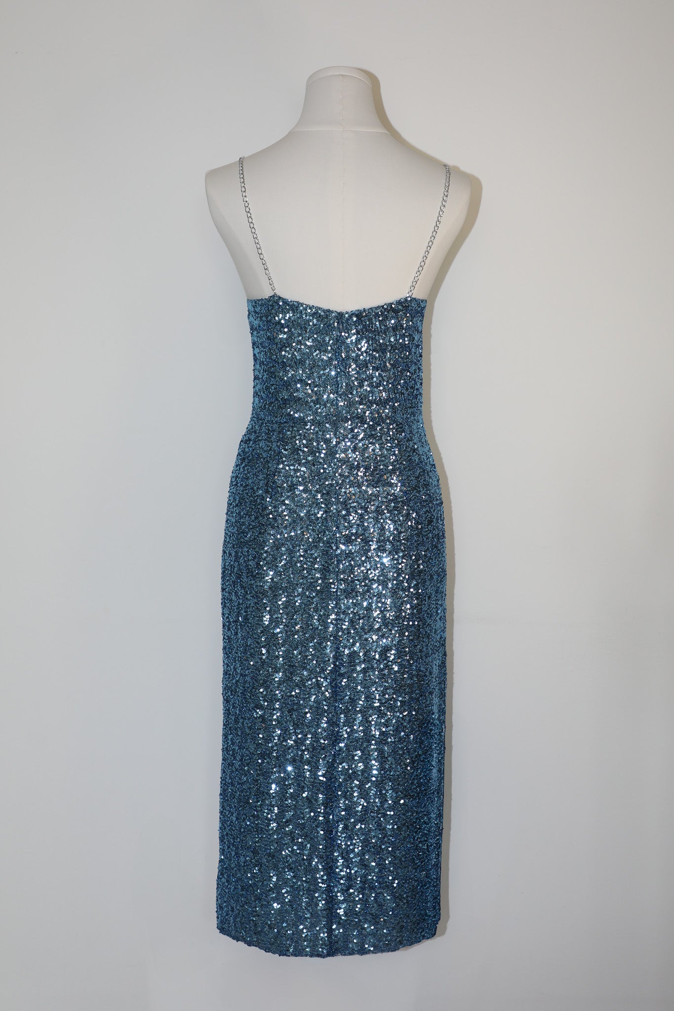 Blue Sequin Dress