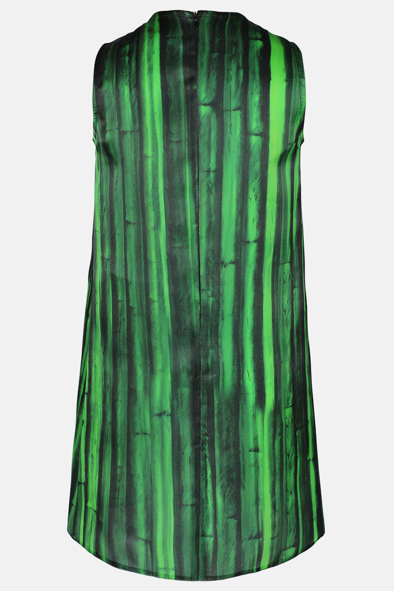 Green Silk Mini Dress