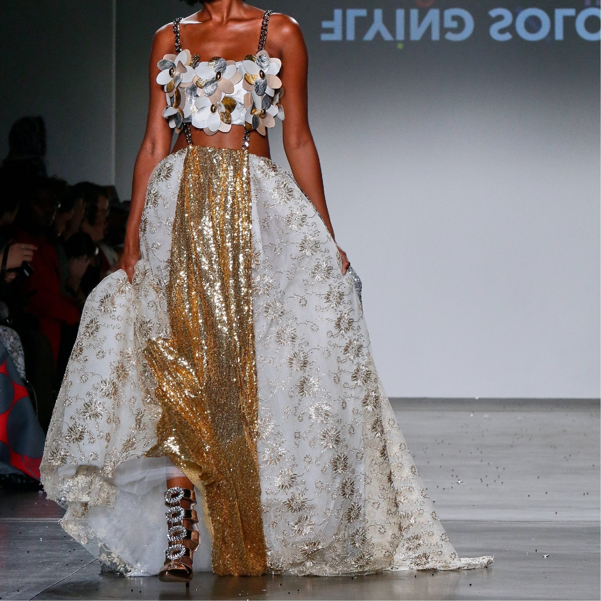 Gold Diamond Dress - FRAQAIR